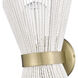 Avon 2 Light 8.13 inch Brushed Champagne Bronze Wall Sconce Wall Light